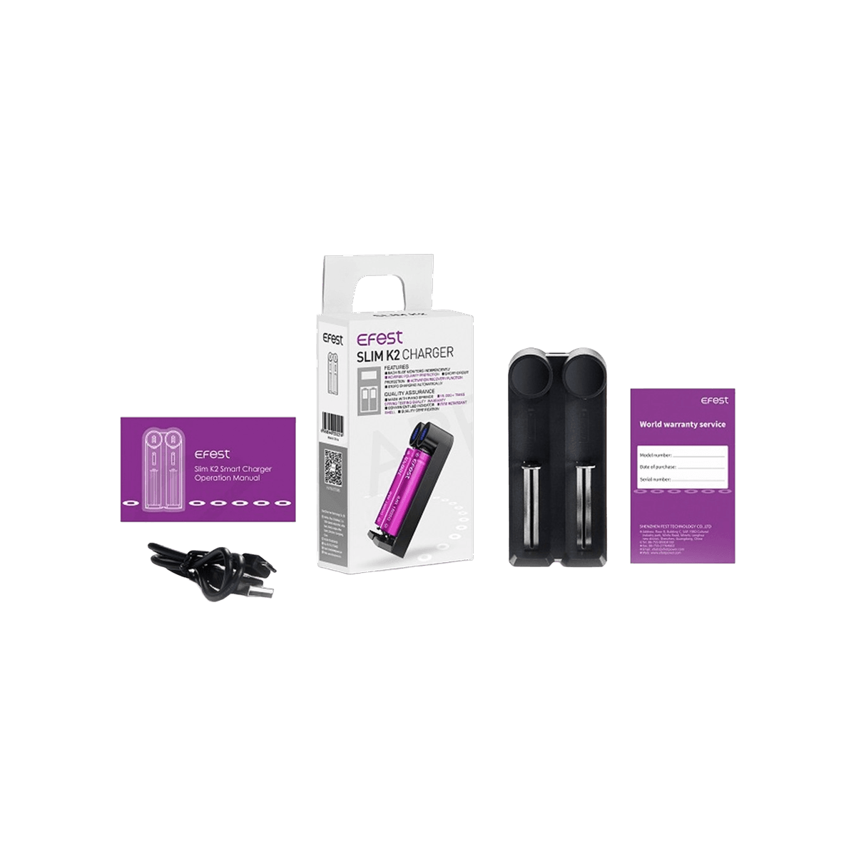 Efest K2 Dual Battery Charger