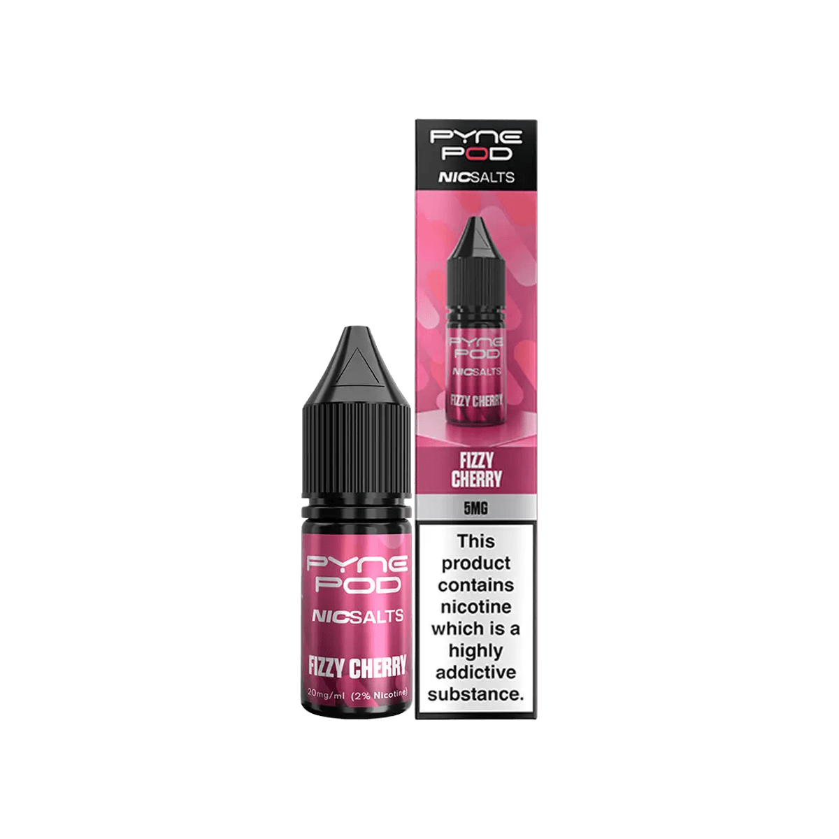 Fizzy Cherry Nic Salt E-Liquid by Pyne Pod - 10mg E-Liquid