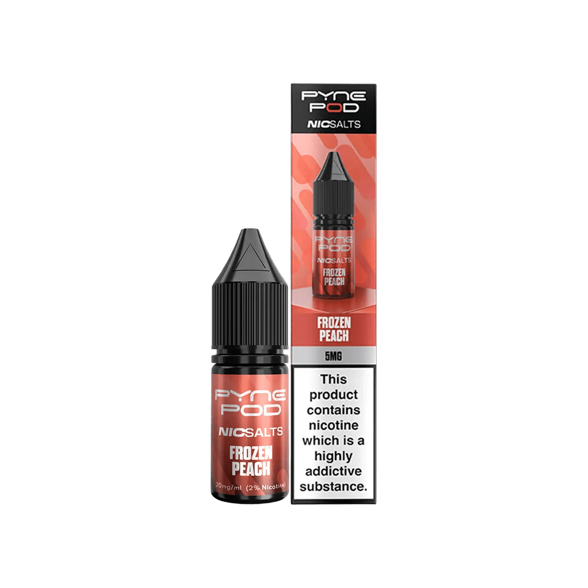 Frozen Peach Nic Salt E-Liquid by Pyne Pod