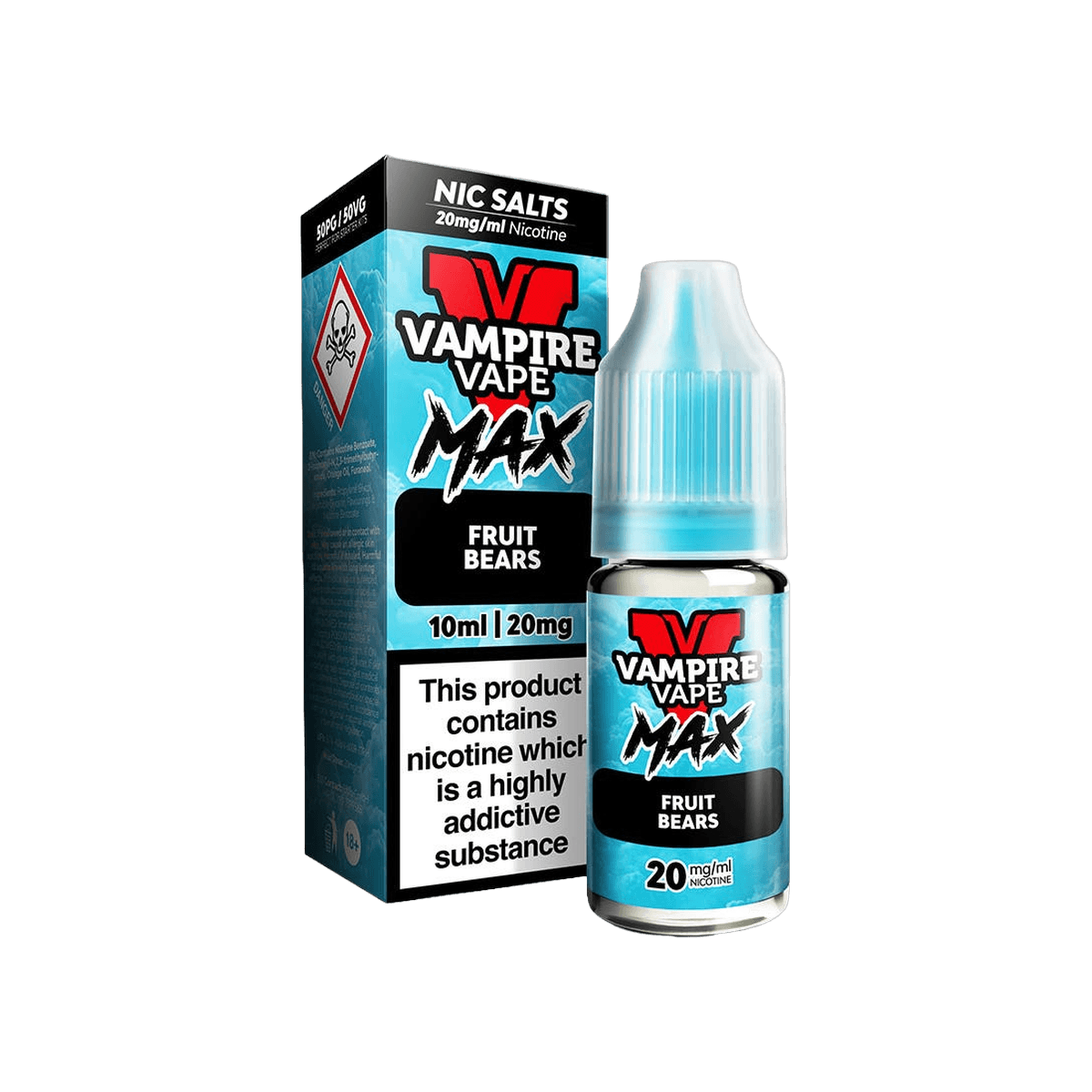 Fruit Bears Nic Salt E-Liquid by Vampire Vape Max - 10mg E-Liquid