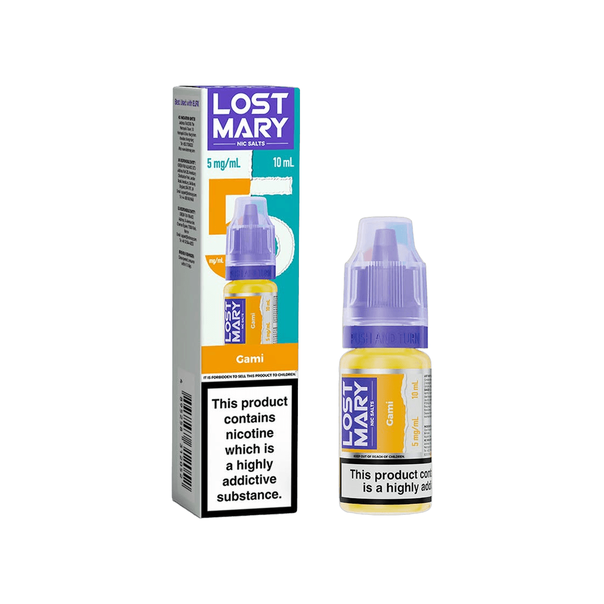 Gami Nic Salt E-Liquid by Lost Mary - 10mg E-Liquid