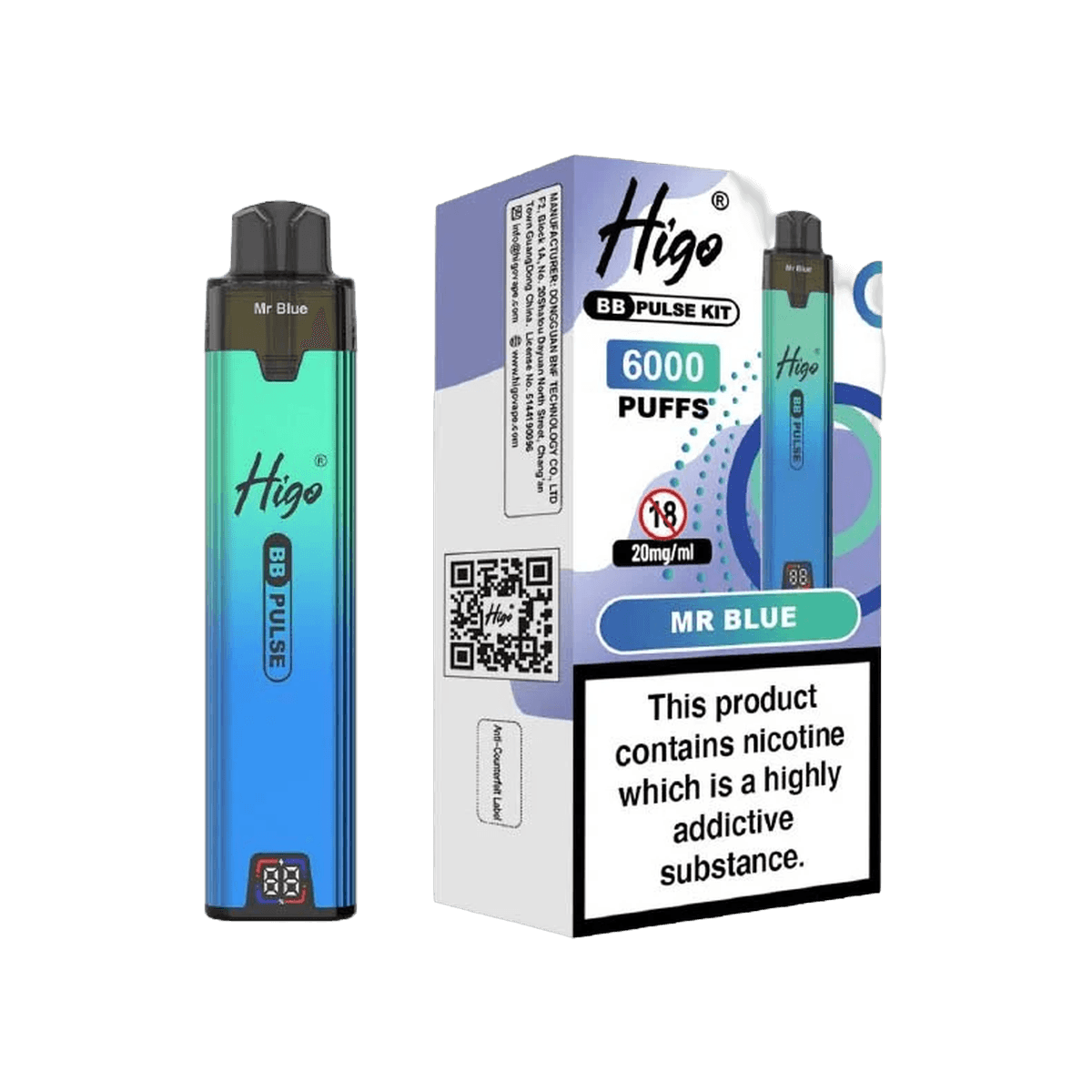 Mr Blue Higo E-Liquid