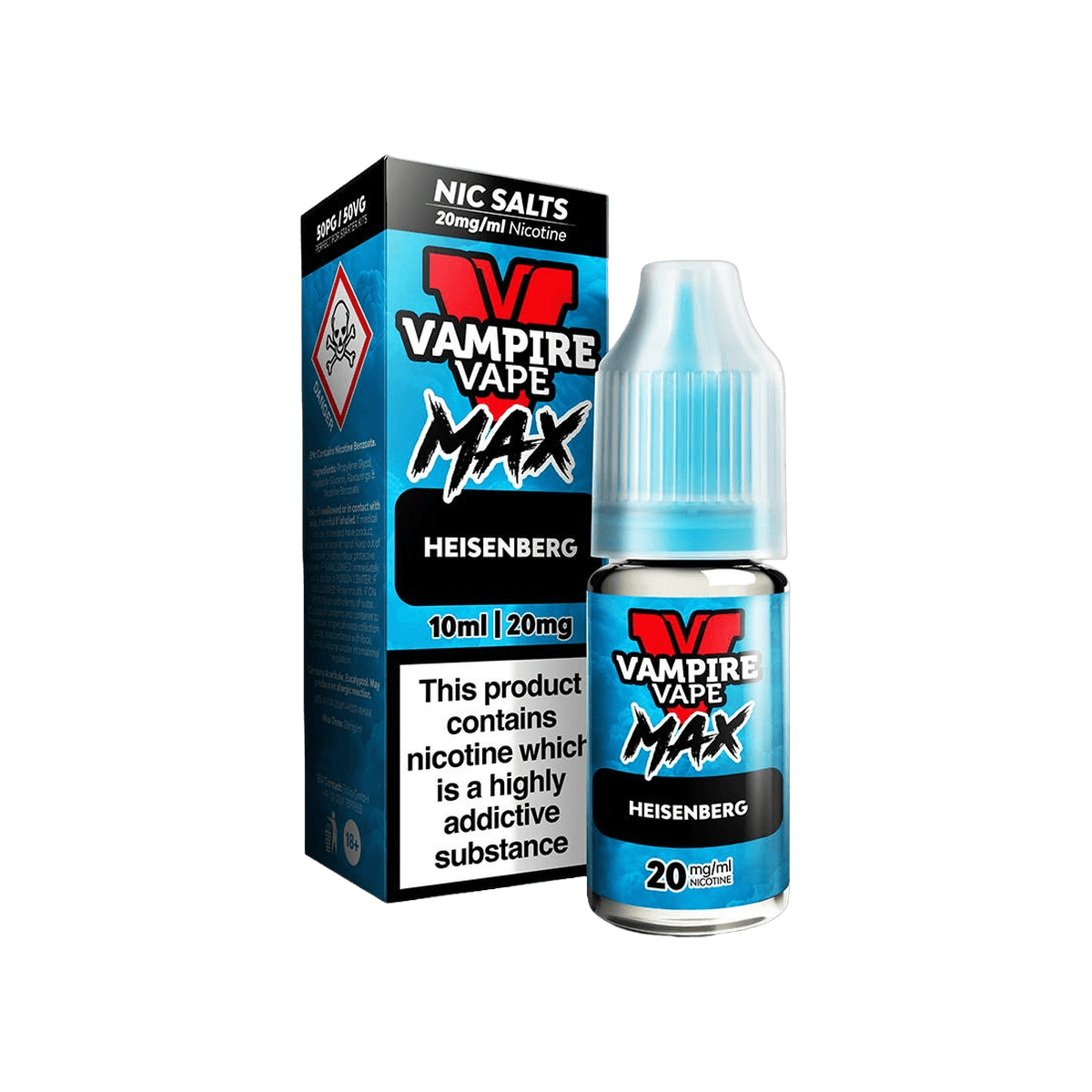Heisenberg Nic Salt E-Liquid by Vampire Vape Max - 10mg E-Liquid