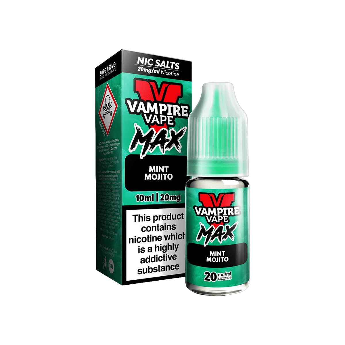 Mint Mojito Nic Salt E-Liquid by Vampire Vape Max - 10mg E-Liquid