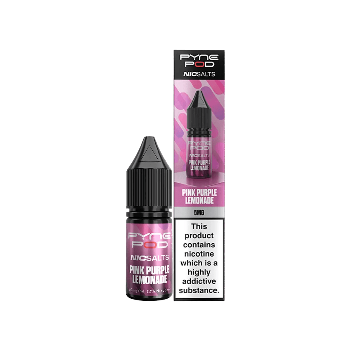 Pink Purple Lemonade Nic Salt E-Liquid by Pyne Pod
