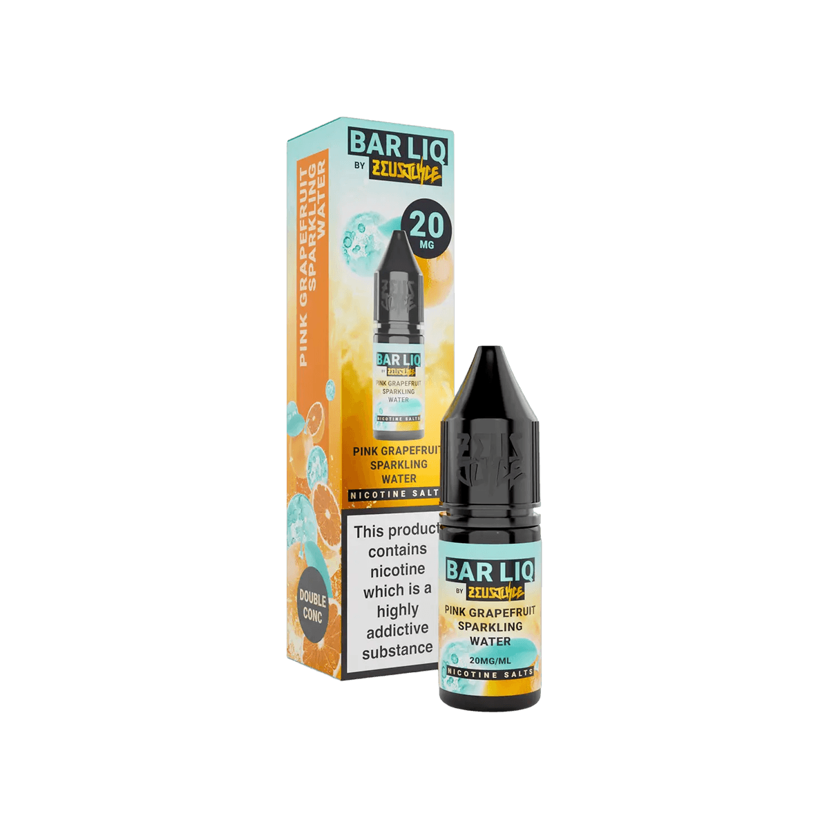 Pink Grapefruit & Sparkling Water Nic Salt E-Liquid by Bar Liq