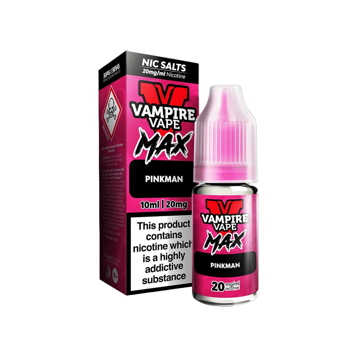 Pinkman Nic Salt E-Liquid by Vampire Vape Max