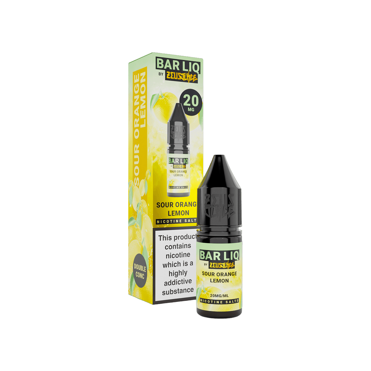 Sour Orange Lemon Nic Salt E-Liquid by Bar Liq - 10mg E-Liquid