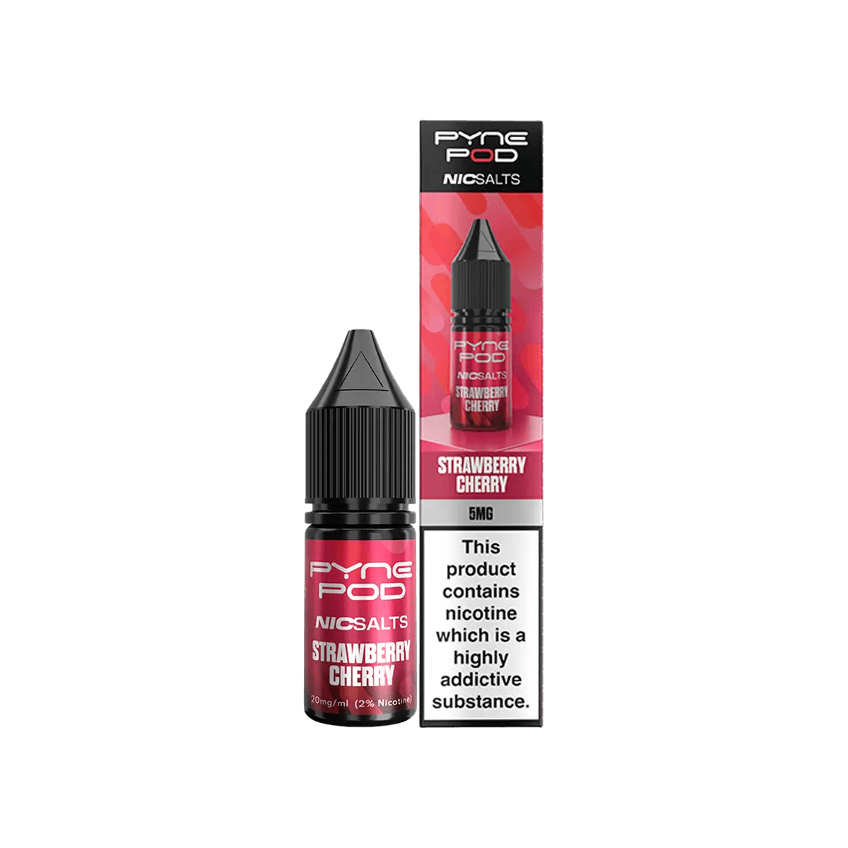 Strawberry Cherry Nic Salt E-Liquid by Pyne Pod - 10mg E-Liquid