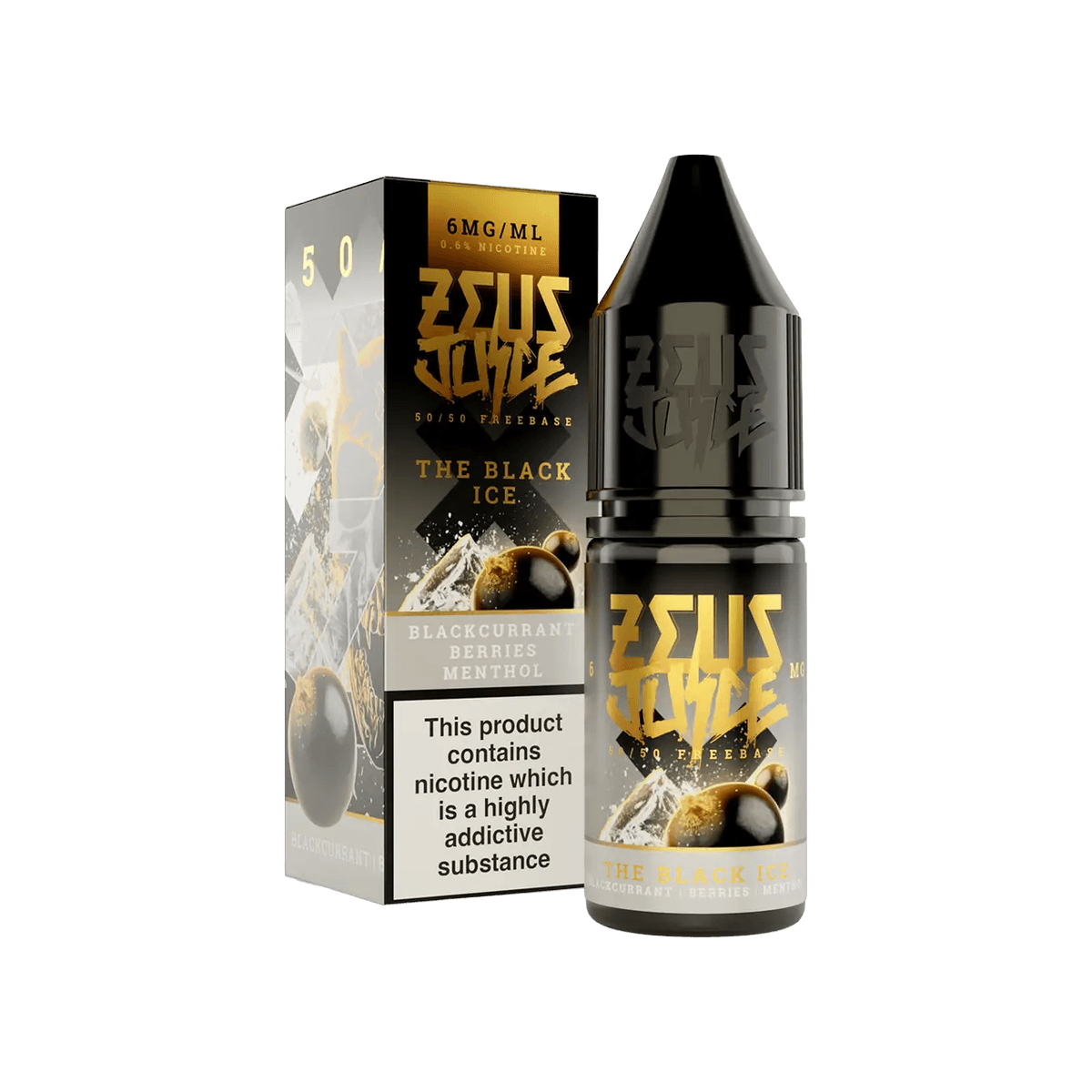 The Black Ice E-Liquid by Zeus Juice