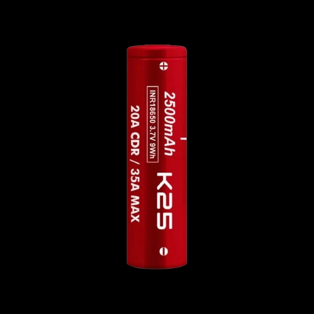 Vapcell K25 18650 Rechargeable Vape Battery 2500mAh 20A - Accessories