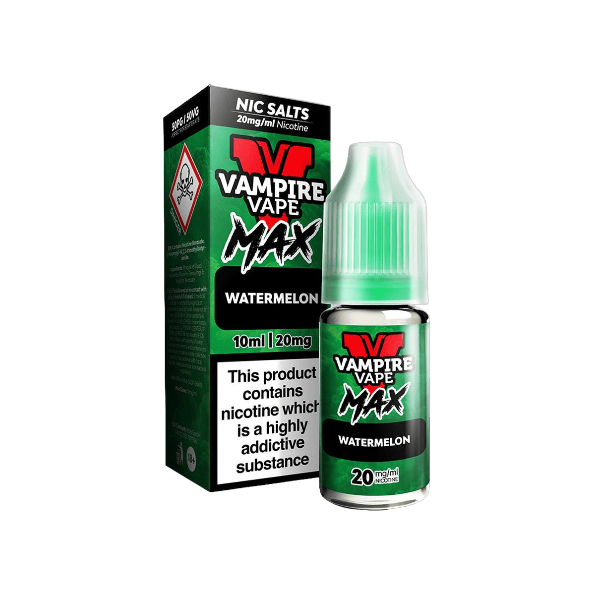 Watermelon Nic Salt E-Liquid by Vampire Vape Max - E-Liquids