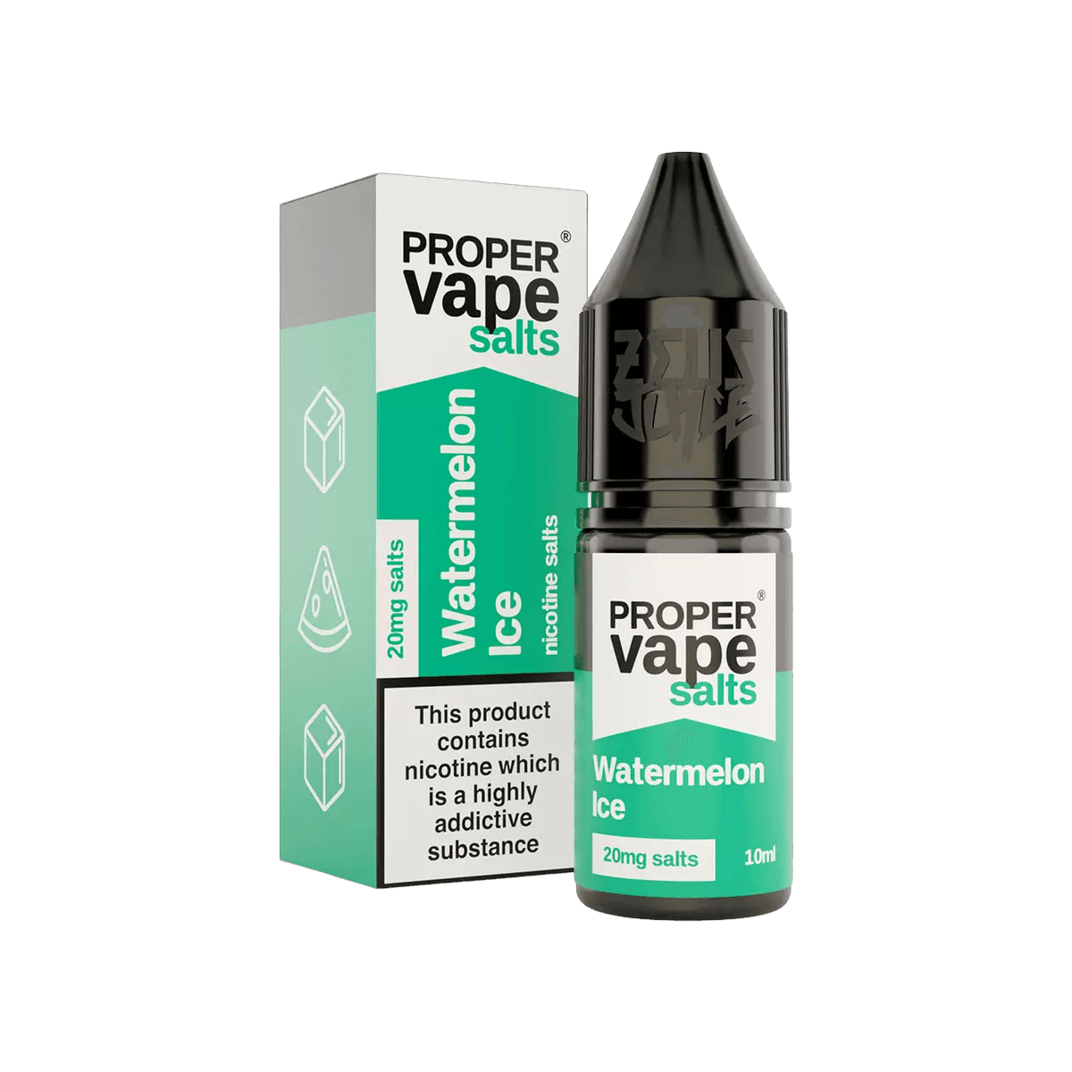 Watermelon Ice Nic Salt E-Liquid by Proper Vape - E-Liquids
