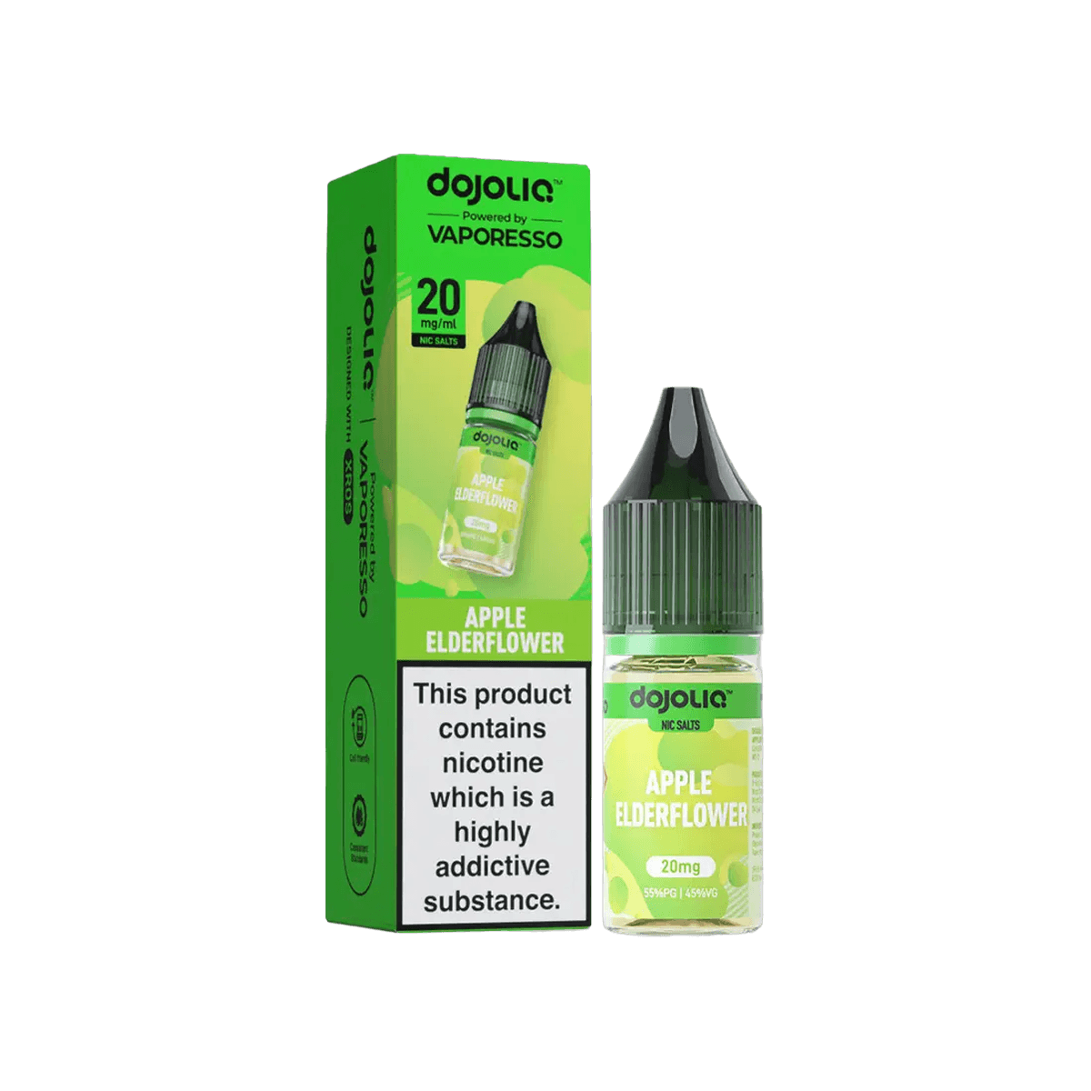 Apple Elderflower Nic Salt E-Liquid by Dojoliq - 10mg E-Liquid