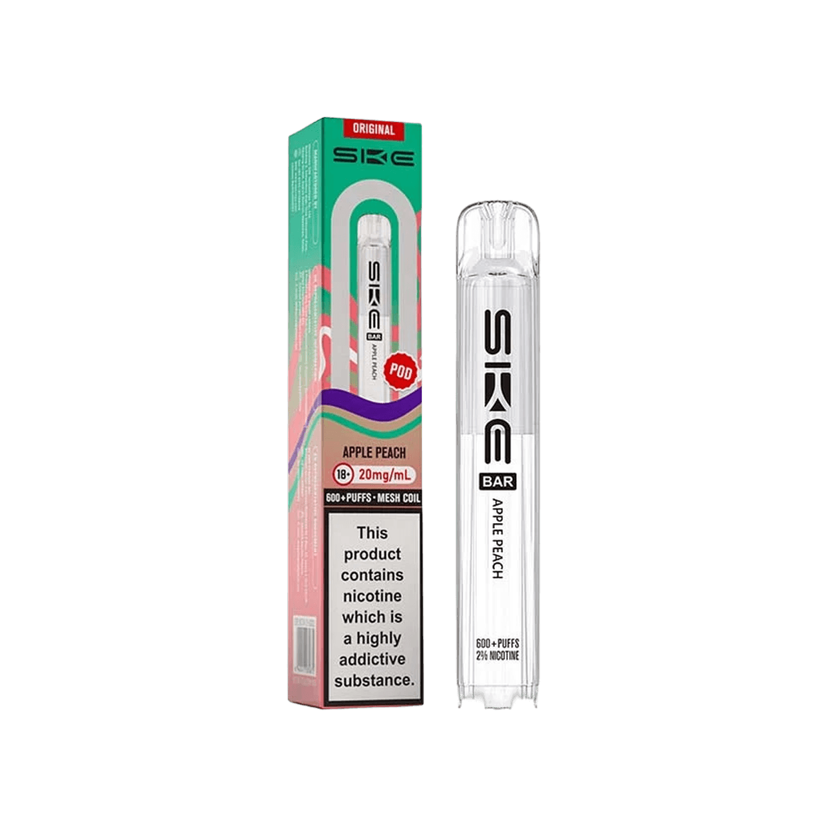 Apple Peach SKE Crystal E-Liquid