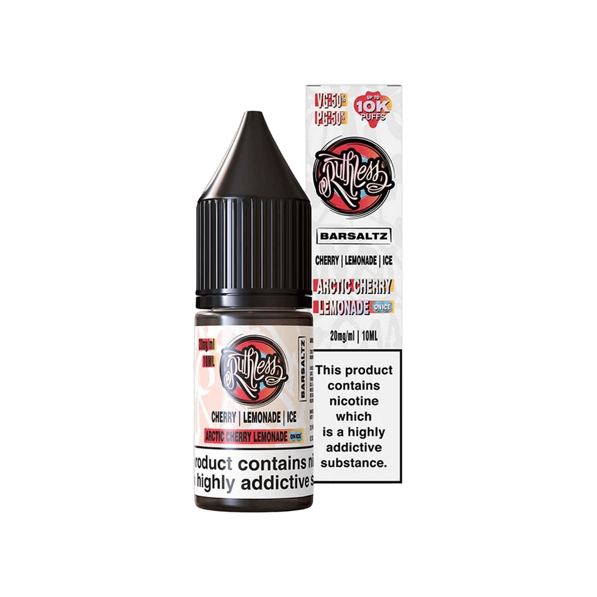 Ruthless Bar Saltz Nic Salt Box of 10 - Liquids