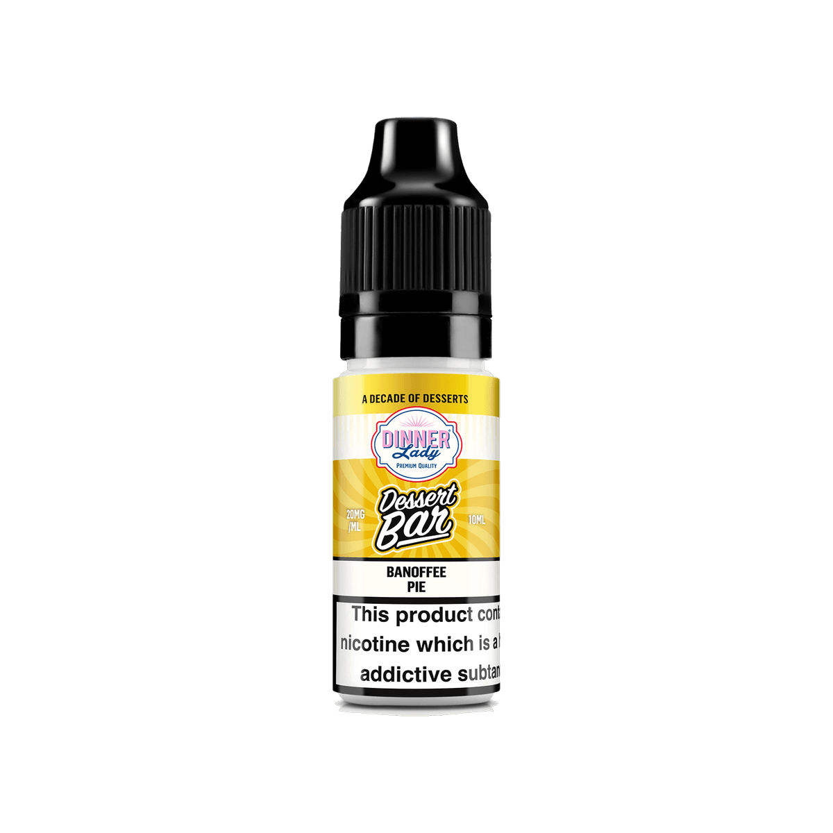 Banoffee Pie Nic Salt E-Liquid by Dinner Lady Dessert Bar