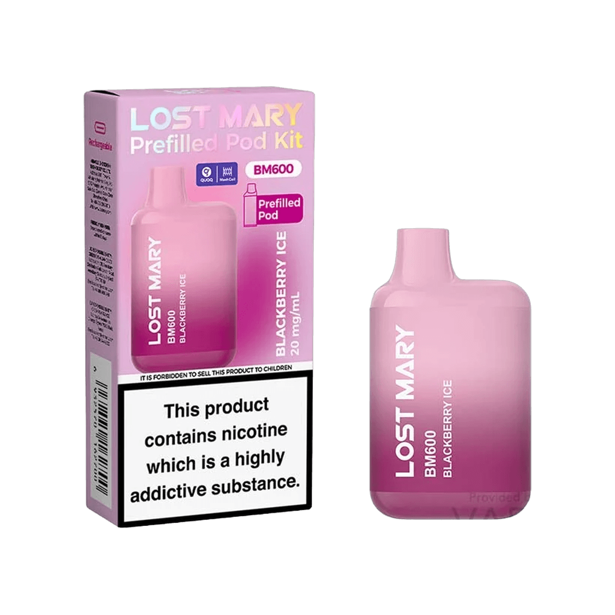 Blackberry Ice Lost Mary E-Liquid