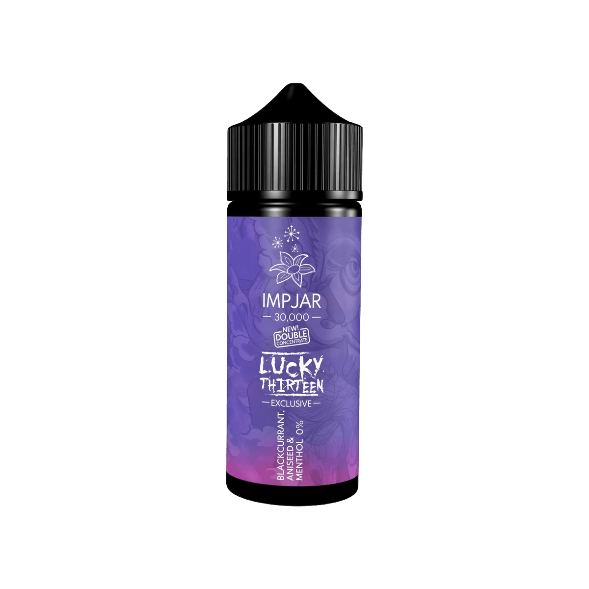 Blackcurrant Aniseed & Menthol Shortfill E-Liquid by Imp Jar & Lucky Thirteen 100ml