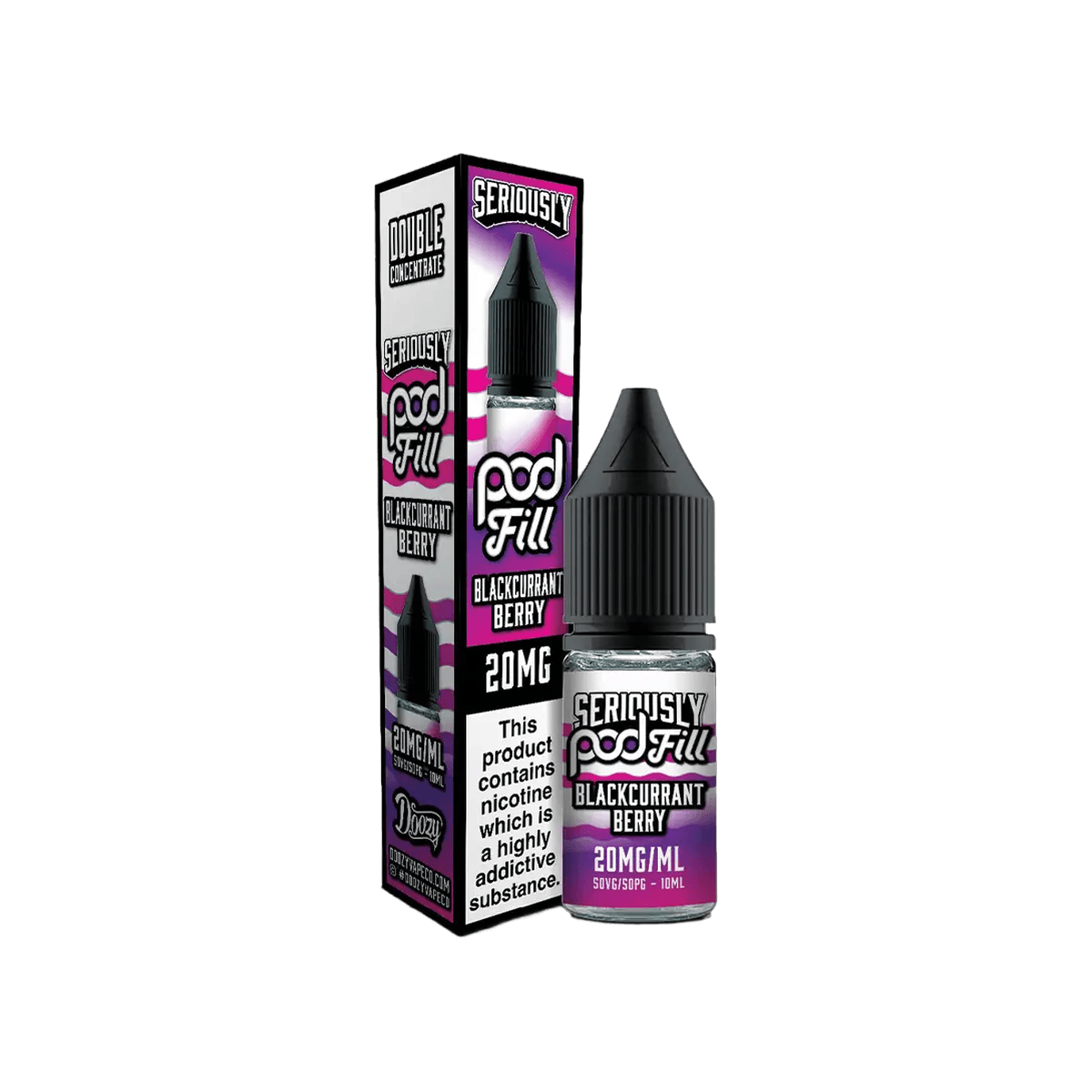 Blackcurrant Berry Nic Salt E-Liquid by Seriously Pod Fill