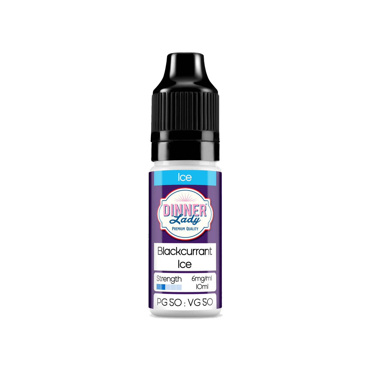 Blackcurrant Ice 50 50 E-Liquid by Dinner Lady - 10ml E-Liquid