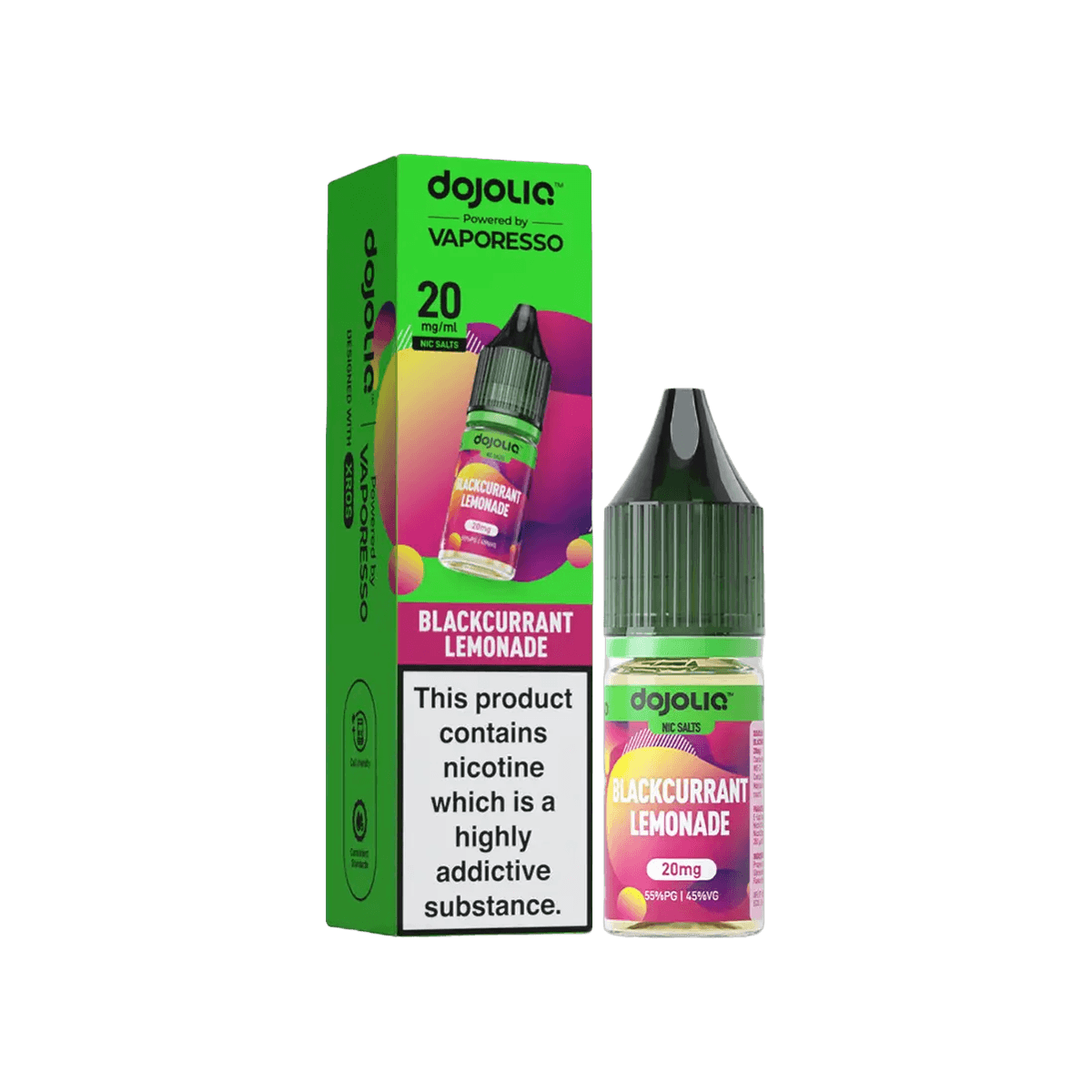 Blackcurrant Lemonade Nic Salt E-Liquid by Dojoliq - 10mg E-Liquid