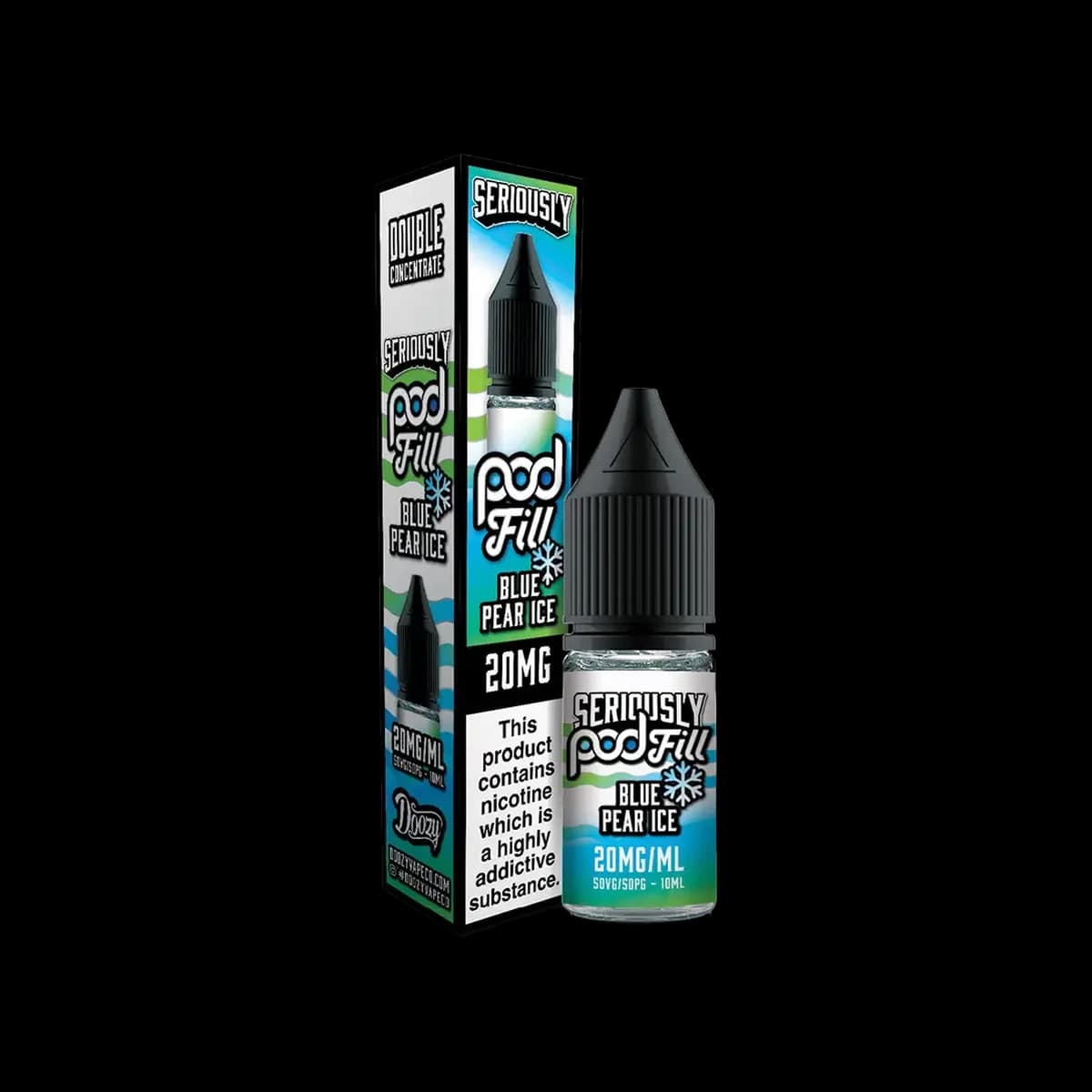 Blue Pear Ice Nic Salt E-Liquid by Seriously Pod Fill - 10mg E-Liquid