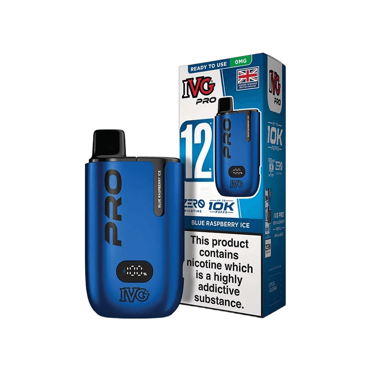 Blue Raspberry Ice IVG E-Liquid