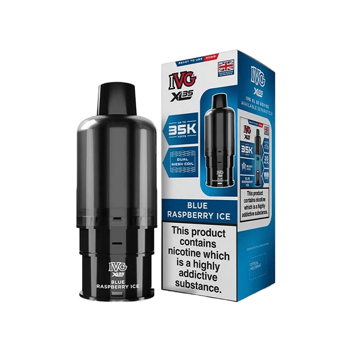 Blue Raspberry Ice IVG E-Liquid