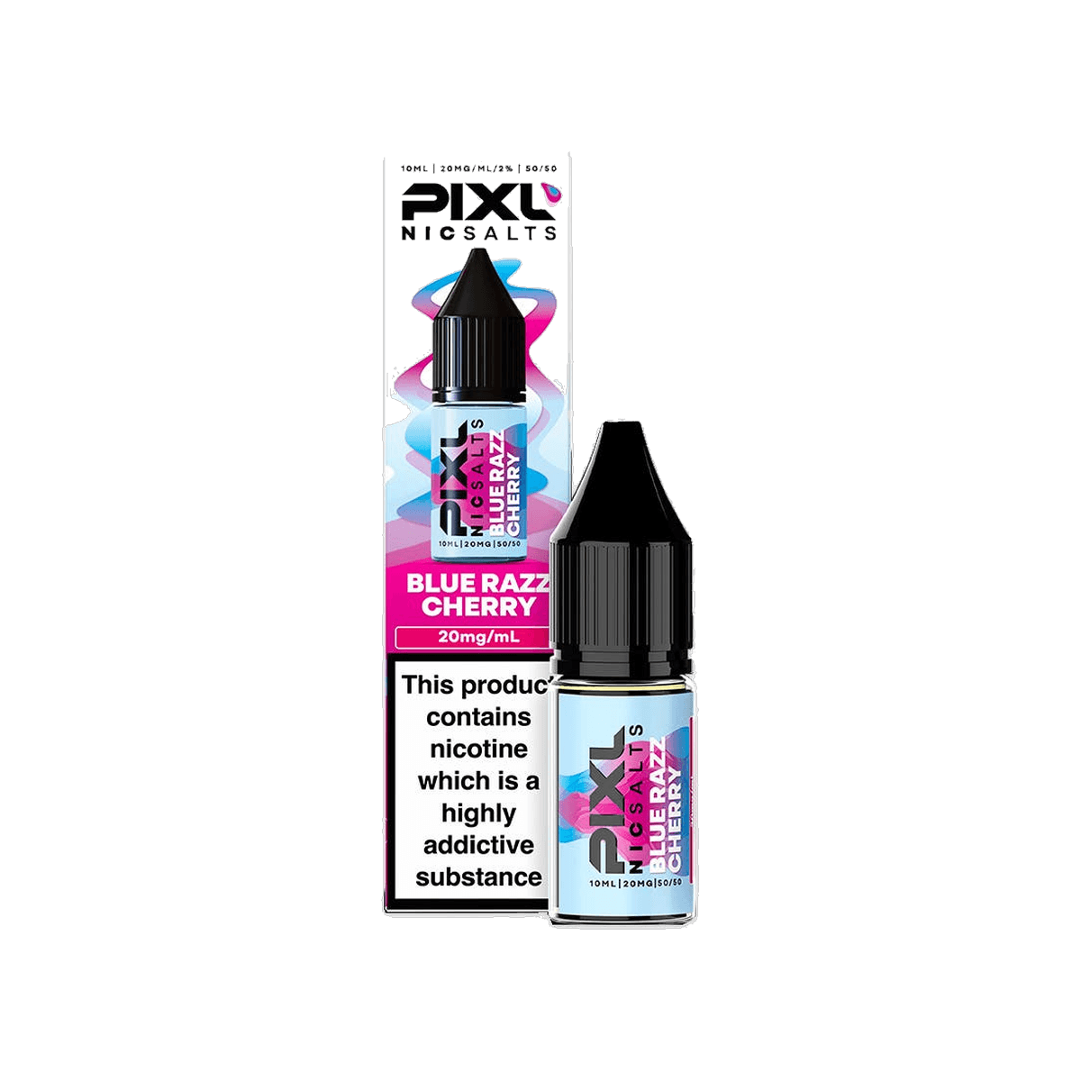 Blue Razz Cherry Nic Salt E-Liquid by Pixl - 10mg E-Liquid
