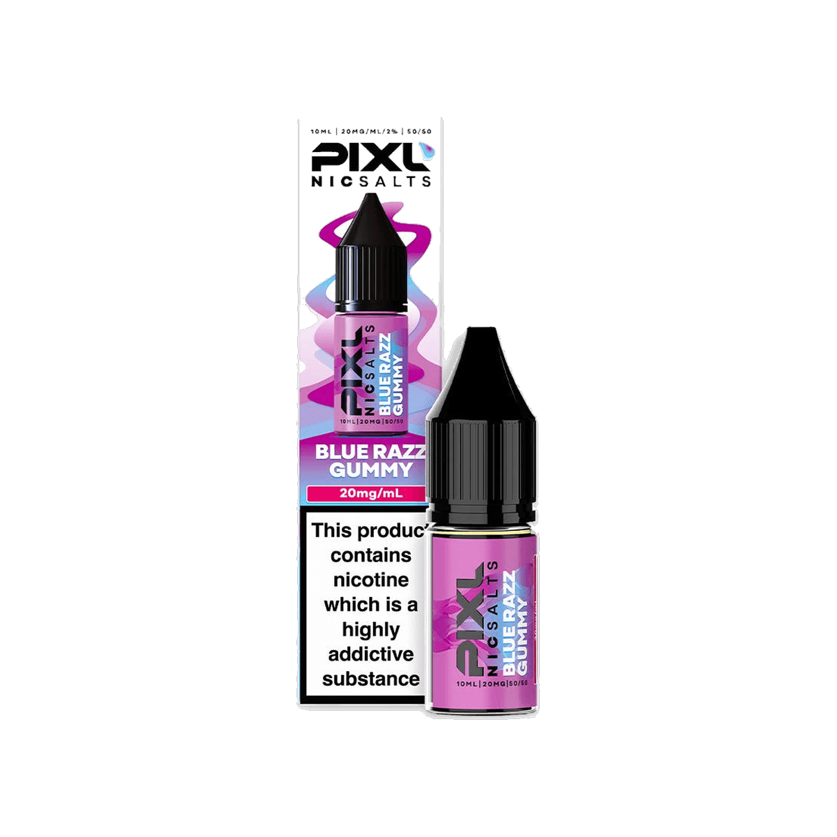 Blue Razz Gummy Nic Salt E-Liquid by Pixl - 10mg E-Liquid