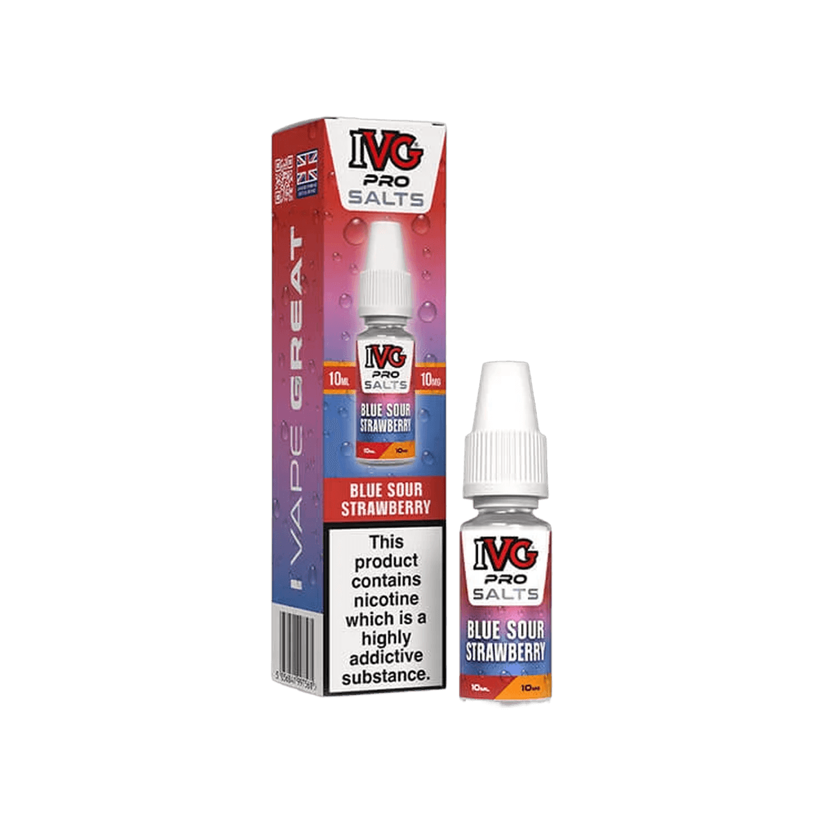 Blue Sour Strawberry E-Liquid by IVG Pro Salts