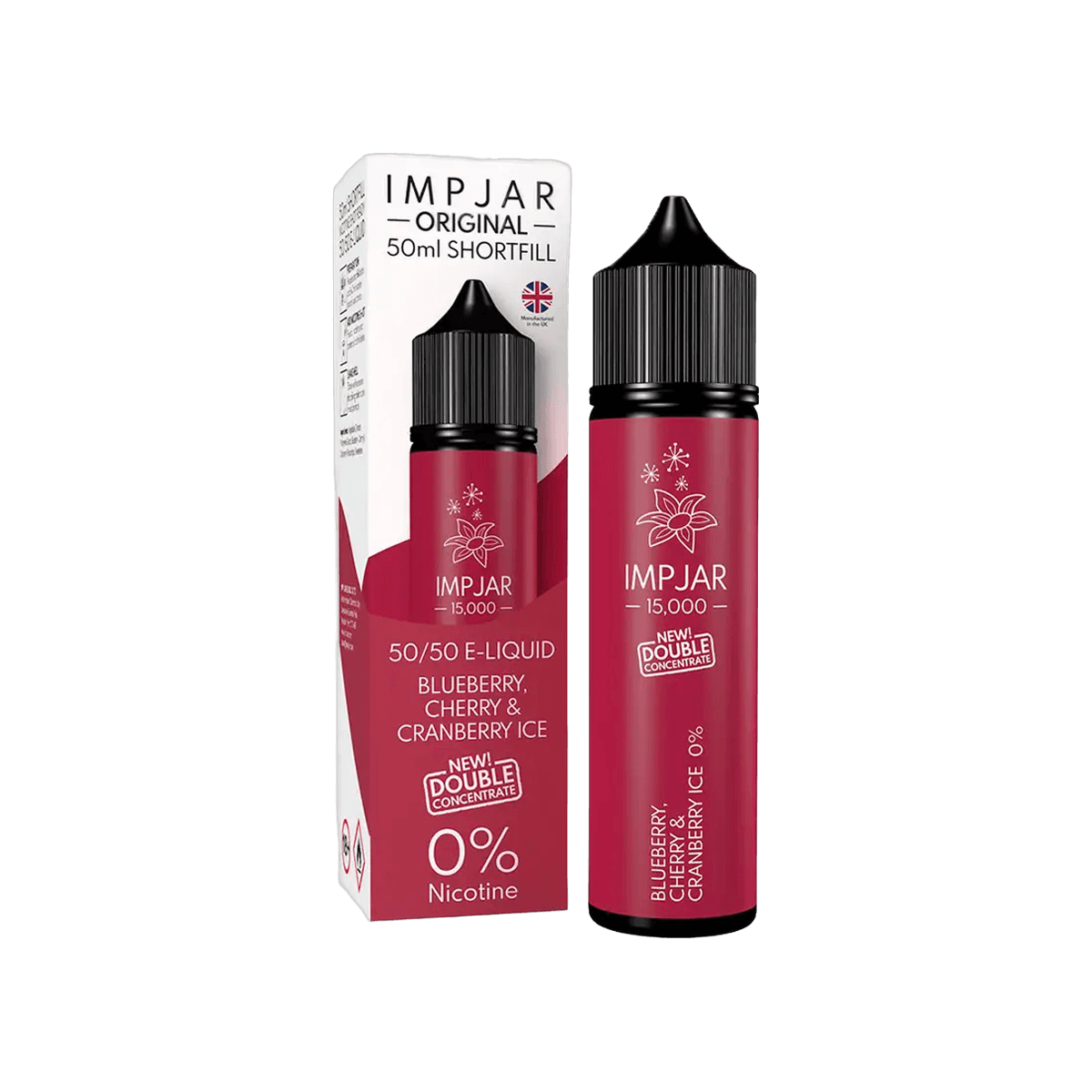 Blueberry Cherry Cranberry Ice Shortfill E-Liquid by Imp Jar 50ml - E-Liquids