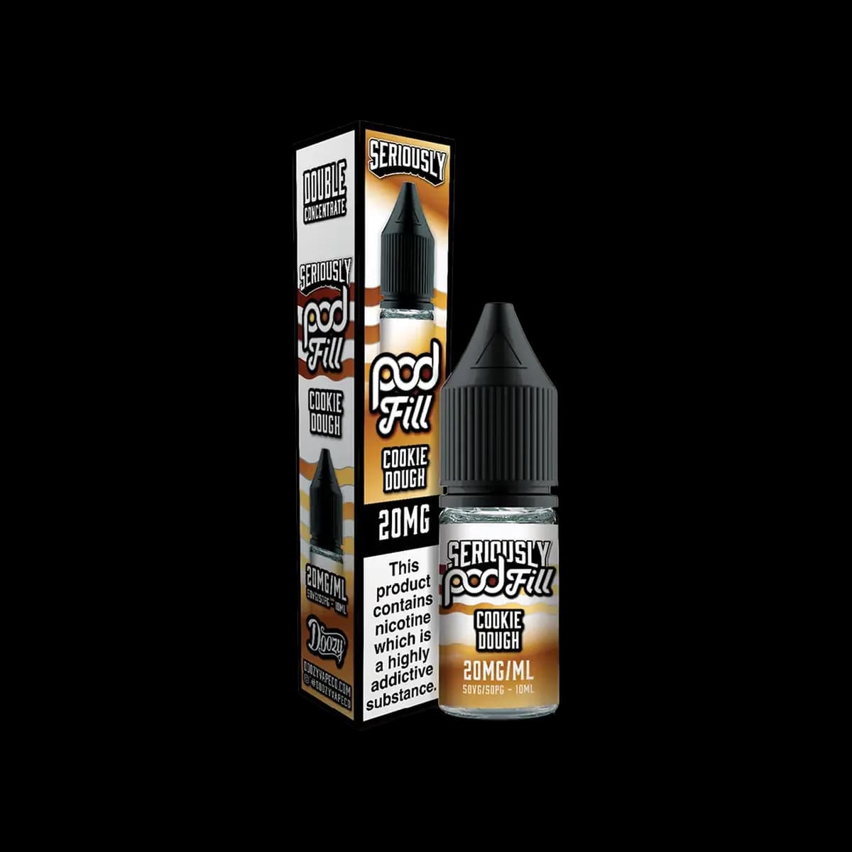 Cookie Dough Nic Salt E-Liquid by Seriously Pod Fill - 10mg E-Liquid