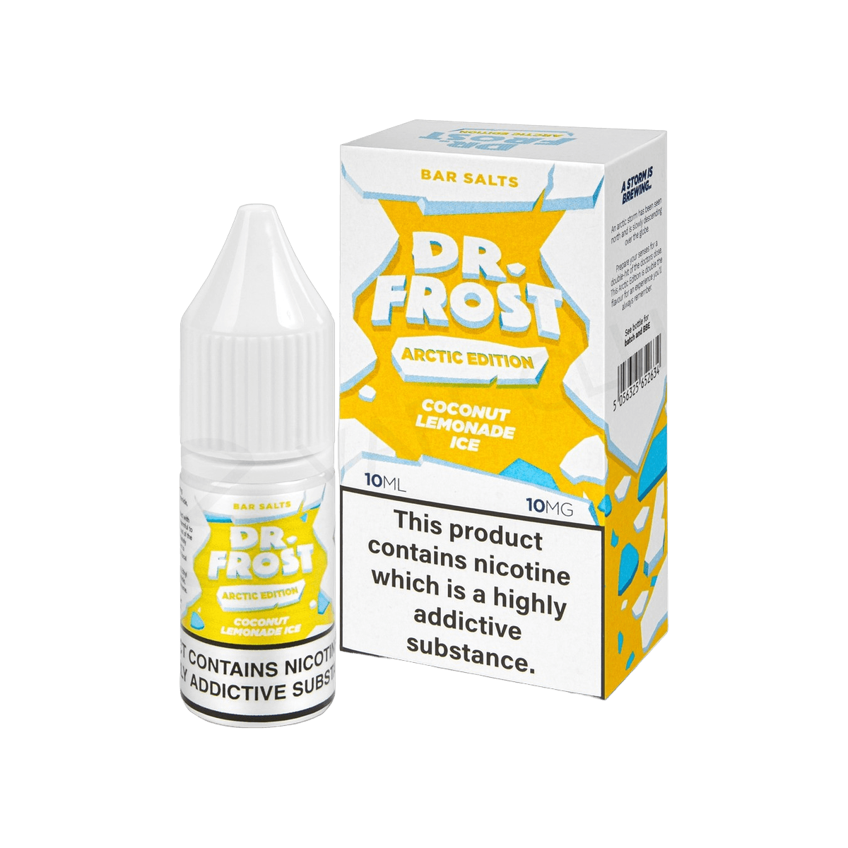 Coconut Lemonade Ice Nic Salt E-Liquid by Dr Frost Arctic Edition