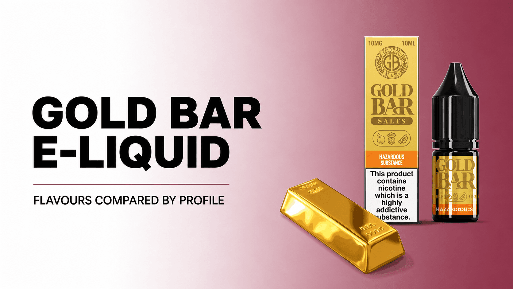 Original Gold Bar Salts box and bottle retained beside the source gold bullion bar