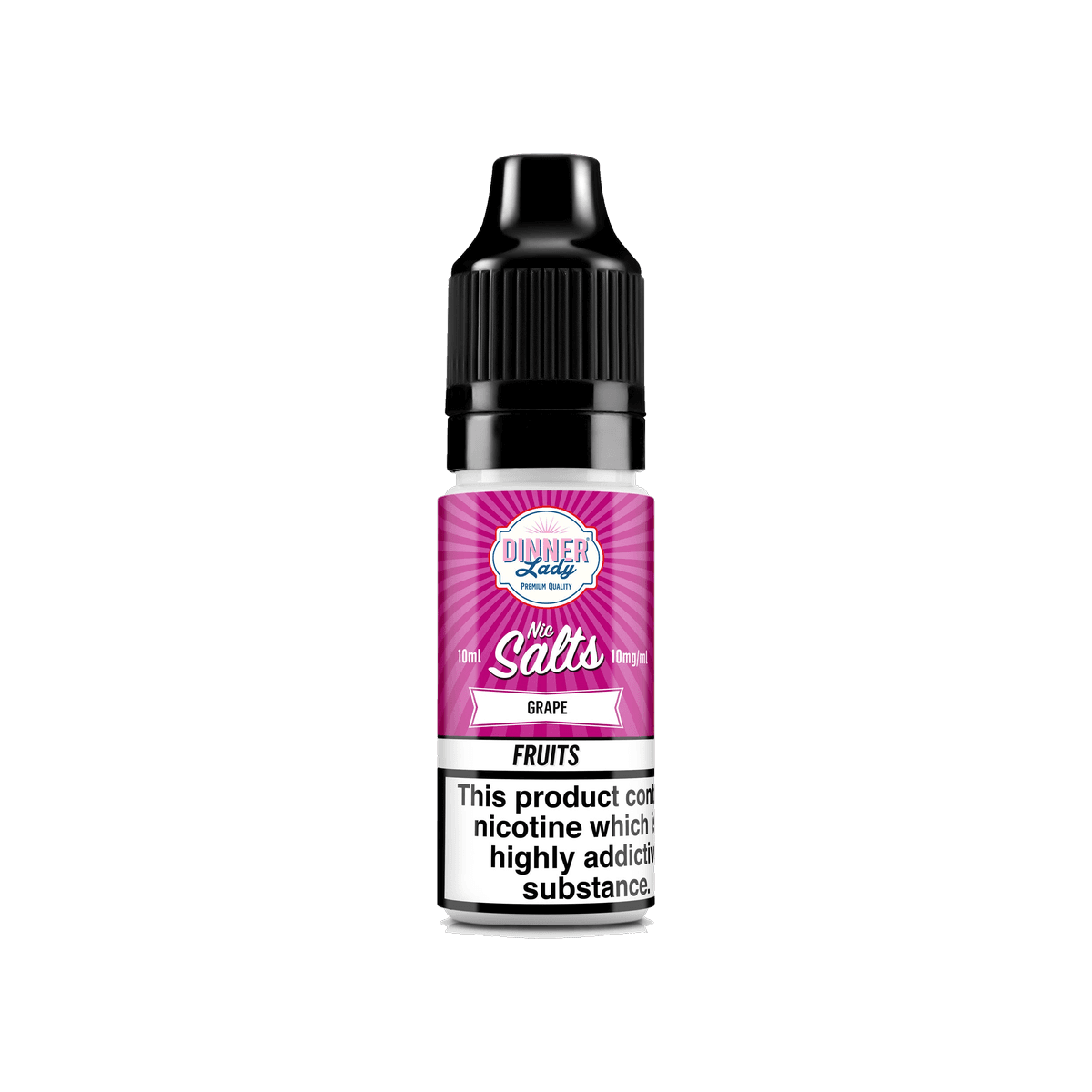 Grape Nic Salt E-Liquid by Dinner Lady - 10mg E-Liquid