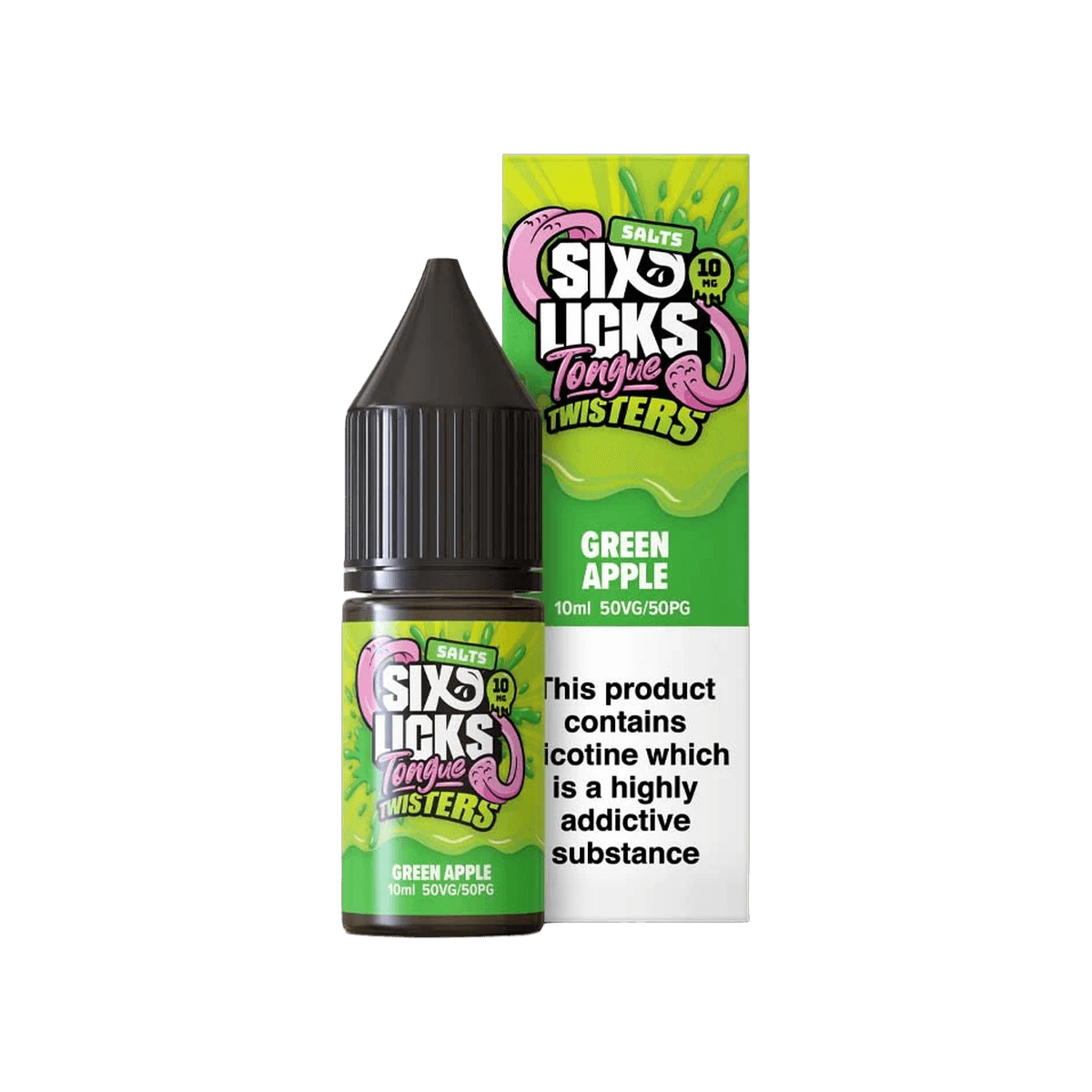 Green Apple Six Licks Nic Salt