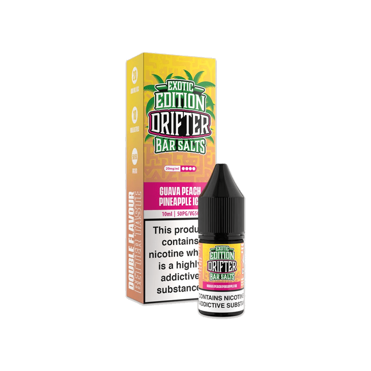 Guava Peach Pineapple Ice Nic Salt E-Liquid by Drifter Exotic - E-Liquids
