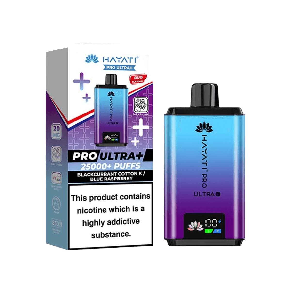 Blackcurrant Cotton K - Blue Raspberry Hayati E-Liquid