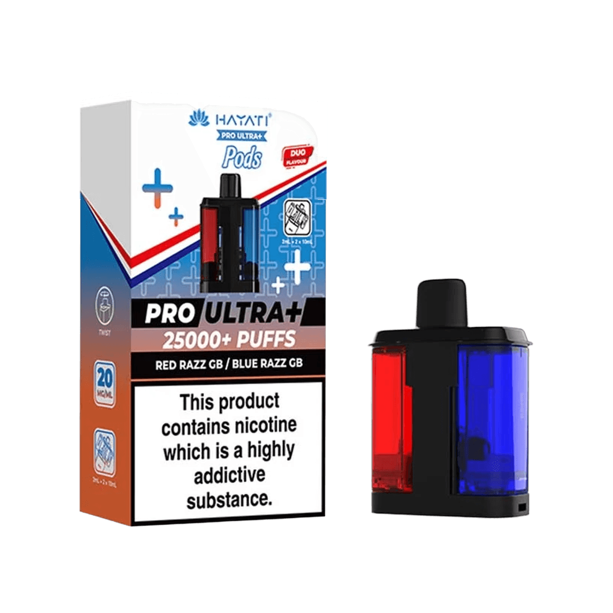 Red Razz GB - Blue Razz GB Hayati E-Liquid
