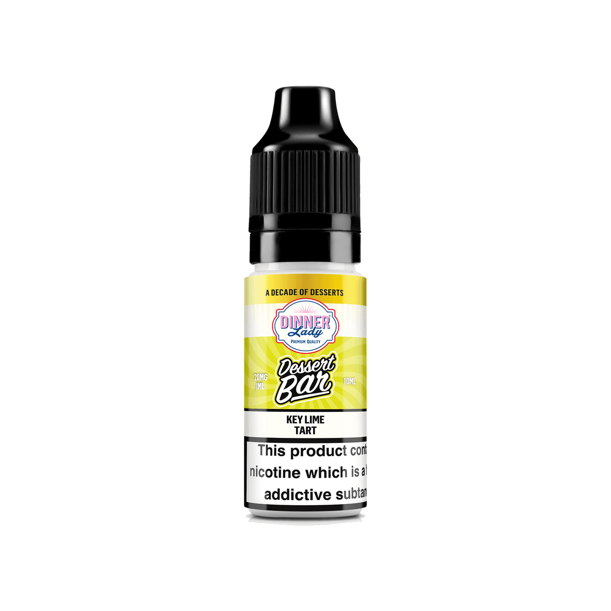Key Lime Tart Nic Salt E-Liquid by Dinner Lady Dessert Bar - 10mg E-Liquid