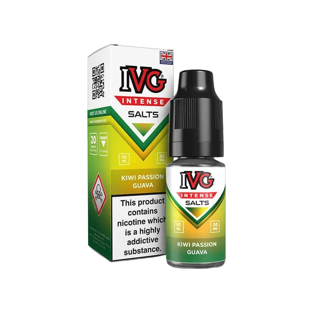 Kiwi Passion Guava E-Liquid by IVG Intense Salts - 10mg E-Liquid