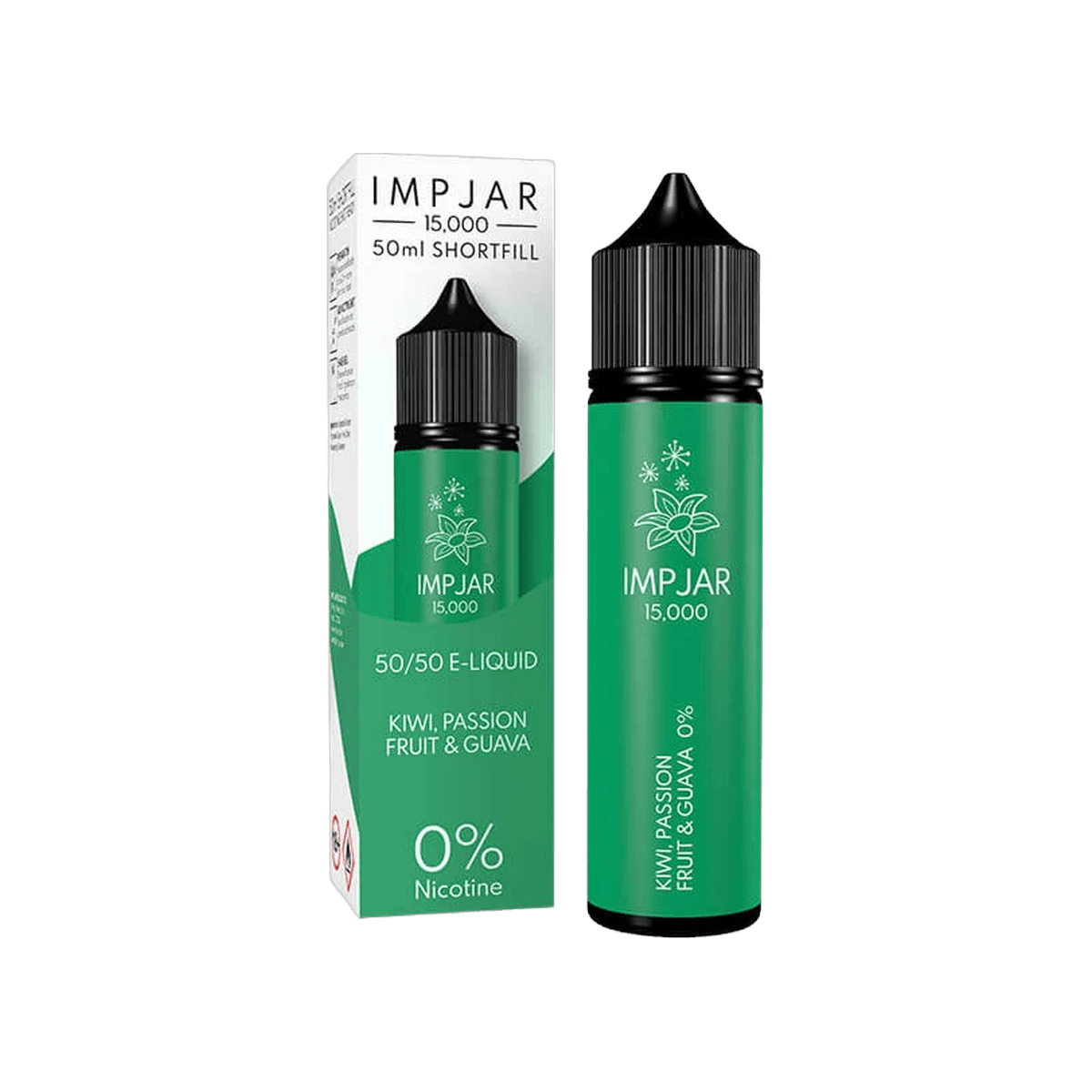 Kiwi Passionfruit Guava Shortfill E-Liquid by Imp Jar 50ml