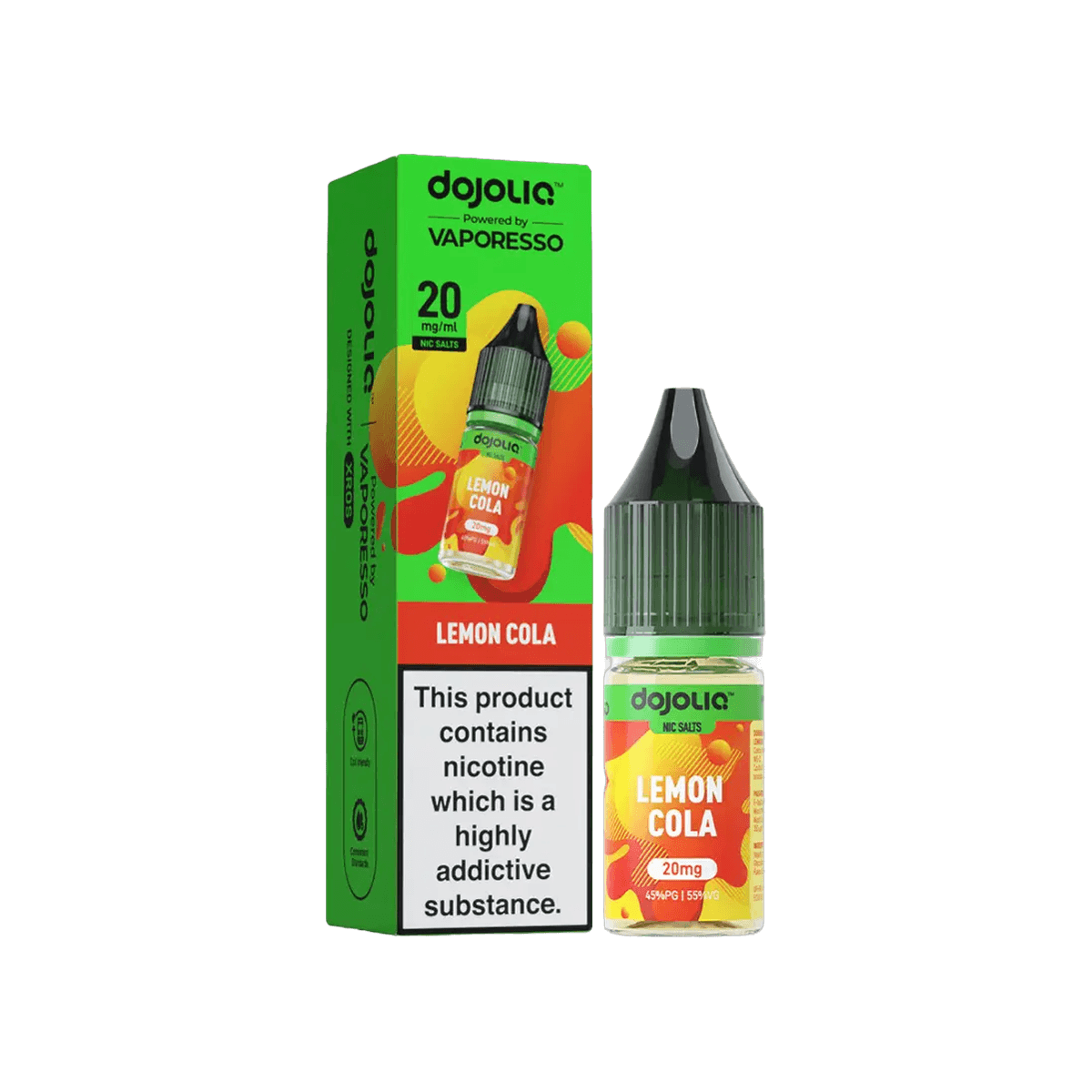 Lemon Cola Nic Salt E-Liquid by Dojoliq - 10mg E-Liquid