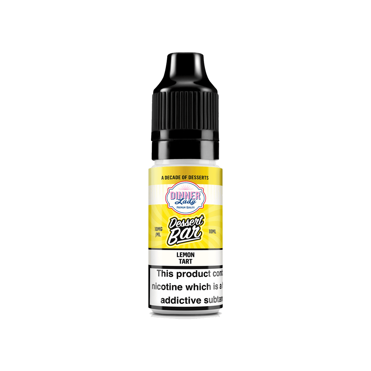 Lemon Tart Nic Salt E-Liquid by Dinner Lady Dessert Bar - 10mg E-Liquid