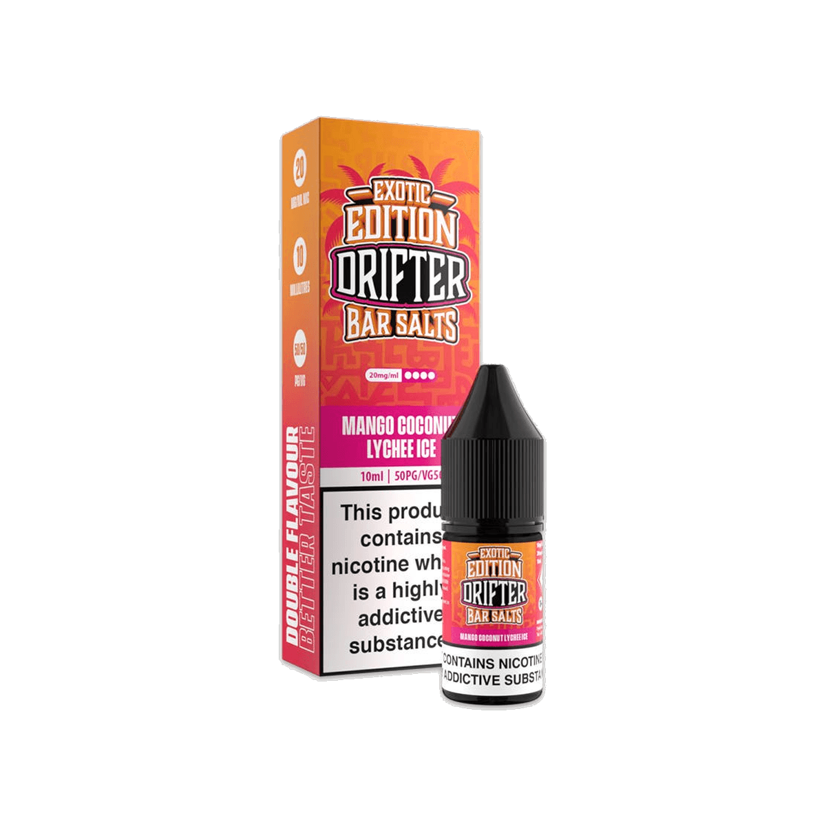 Mango Coconut Lychee Ice Nic Salt E-Liquid by Drifter Exotic