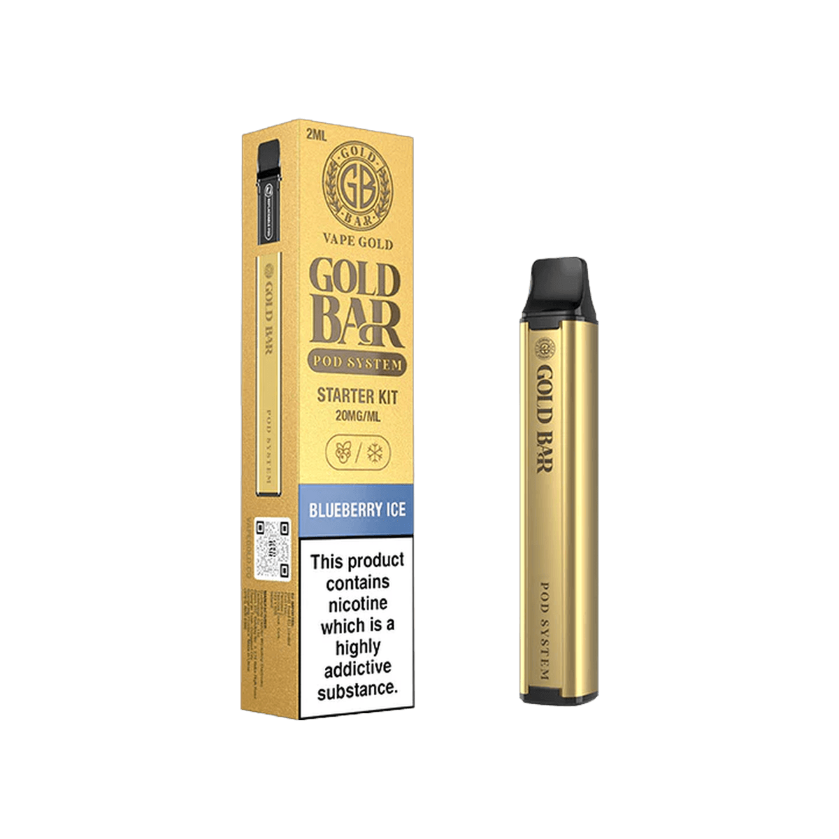 Blueberry Ice Gold Bar E-Liquid