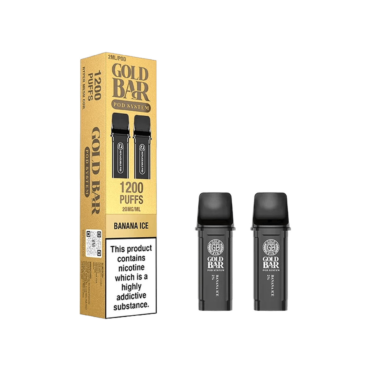 Banana Ice Gold Bar E-Liquid