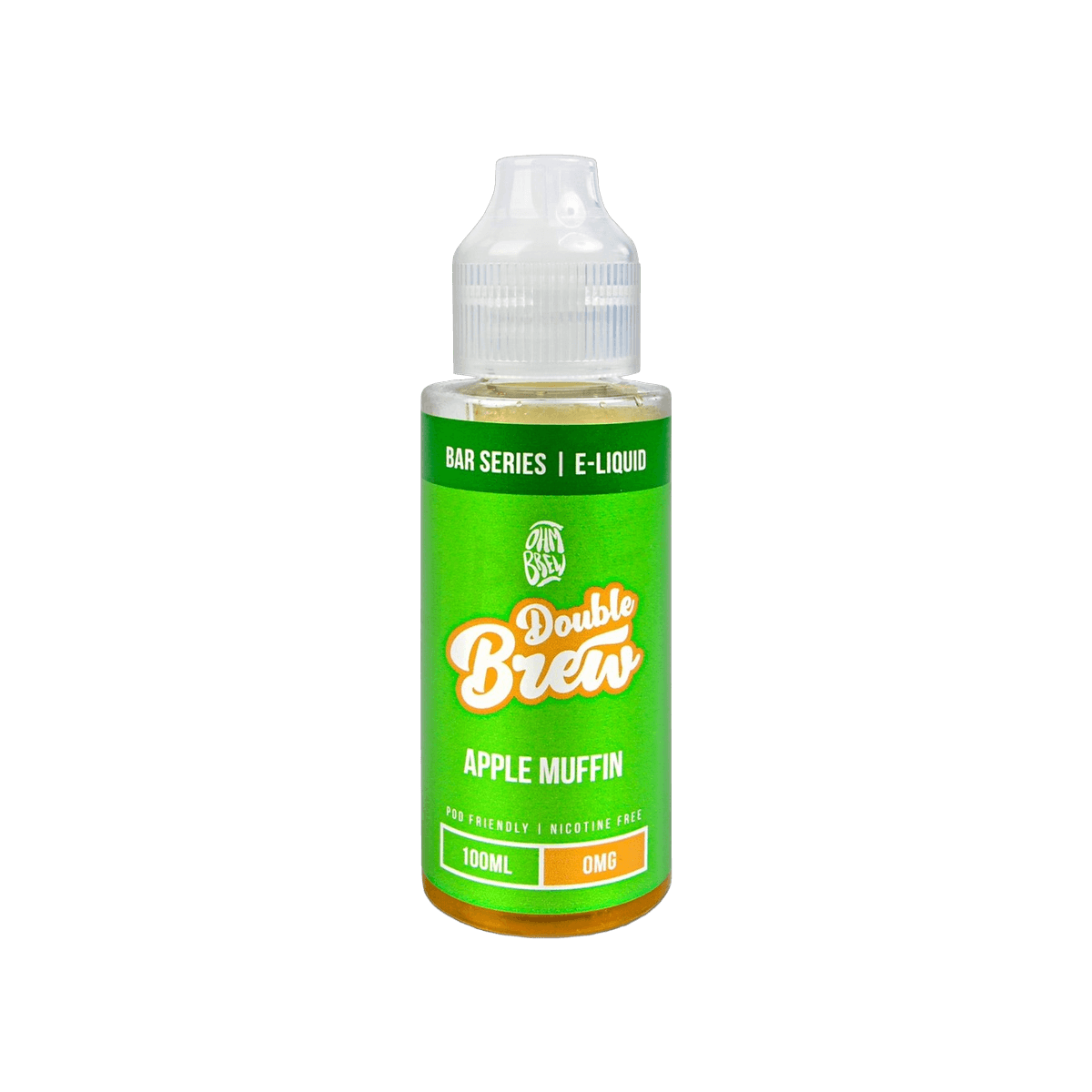 Apple Muffin Shortfill E-Liquid by Double Brew Bars Series 100ml